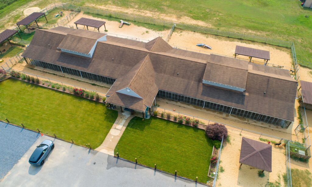 Happy Tails Pet Resort Aerial Photo